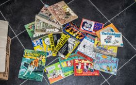 A Collection of Ephemera Annuals titles to include the Gambles, the Perishers, Andy Capp.