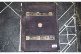 Meriden Brittania Hardback Illustrated Catalogue 7 & Price List of Electro Silver Plate, 1878.