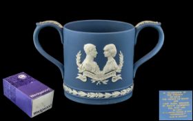 The Royal Wedding Collection - Charles & Diana Limited Edition Pale Blue Jasper Loving Cup, No.