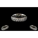 Platinum - Superb Quality Diamond Set Full Eternity Ring,