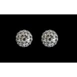 9ct Gold Contemporary Stud Earrings.