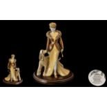 Royal Worcester Ltd and Numbered Edition Hand Painted Porcelain Figure,