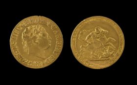 George III 22ct Gold Full Sovereign - Da