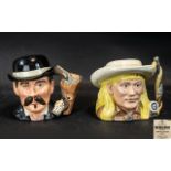 Royal Doulton Pair of ' The Wild West '