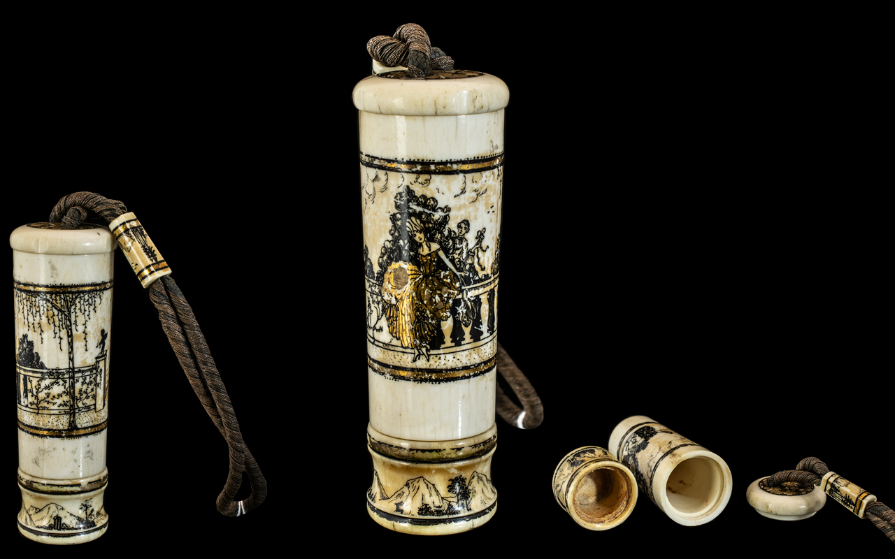 French 19th Century - Ladies Cylindrical