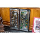 Two Picture Mirrors depicting Autumn and