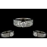 18ct White Gold - Superb Quality Diamond