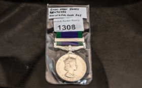 General Service Medal With Northern Ireland Clasp, Awarded To 25076484 RFN N D P M Cook RGJ.