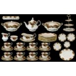 Collection of Royal Albert 'Old Country Roses' Porcelain, comprising 13 x 26 cm dinner plates,