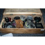 Collection Of Fishing Reels To Include Rainbow 72, 2 x KP Morritt ltd Intrepid, The Gemini,