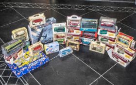 Collection of Die Cast Models, including Teamsters Classic Bus, Corgi 96905 Advance Booking Vehicle,