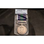 General Service Medal With Cyprus Clasp, Awarded To 23309149 PTE I G Brown Glosters.