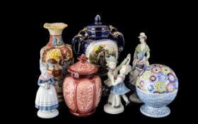 Small Collection of Mixed Pottery & Porcelain,