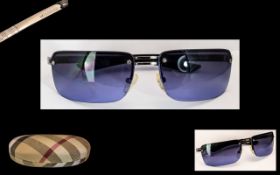 Burberry - Signed Vintage Ladies Sunglasses with Original Burberry Case,