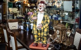 Automata Figure In Form of a Clown / Shop Display.