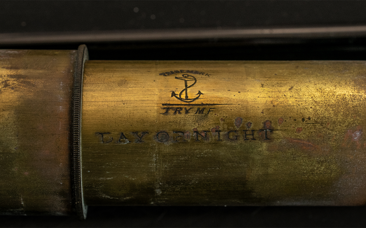 Antique Brass Taylor Night Telescope + 2 Others. - Image 3 of 3