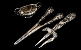 Collection of Antique Solid Silver Items.