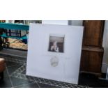 Large Canvas Print Marked to Back 'Stockley Park' depicts a girl with a shopping basket.