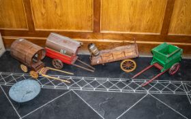 Collection of Large Scratch Built Carts ( Gypsy Caravan ) Early 20th Century Scratch Built Gypsy