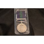 General Service Medal With Cyprus Clasp, Awarded To 23423675 PTE J McCarther BW.