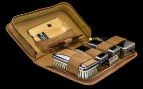 Unused Gentleman's 1980's Travel Toiletry Set, in new condition,