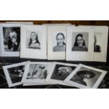 A Collection of 25 Portraits Studies from Sparkhill and District Camera Club. All titled to reverse.