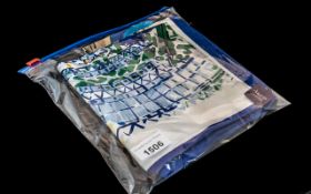 Asprey of London 100% Silk Scarf, for Bestway 40 year Anniversary. Measures approx. 27" square.