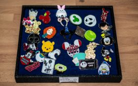 Walt Disney Interest. Good Collection of ( 30 ) Disney Authentic Trading Pins.