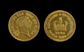 George III Gold Third Guinea - Date 1806. Good Grade - Please Confirm with Photo.