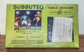 Vintage Subbuteo 'Table Soccer' Continental Display, in original box,