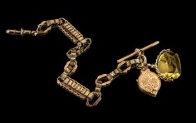 Victorian Period - Superb Quality Fancy Bracelet / Watch Chain,