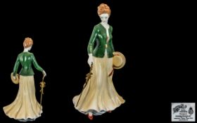 Royal Worcester Hand Painted Figurine ( Premier ) of The Year ' Margaret ' Modelled by Richard