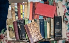 Box of Vintage Books, comprising Billy Bunter, De Moliere, Enid Blyton, etc. Some antique.