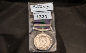 General Service Medal With Cyprus Clasp, Awarded To 22457129 PTE P Emmitt DWR.