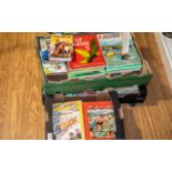 Three Small Boxes Containing a Collection of Children's Annuals, Billy Bunter's Own, Girl Annual,