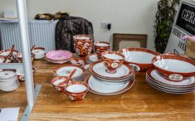 Modern Chinese Dinner Set, comprising 12