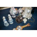 Collection of Lamp Bases & Shades, compr