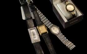 A collection of Four Ladies Wristwatches