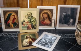 A Collection of Religious Prints, six in
