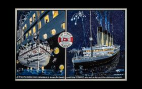 A Later Signed Titanic Card signed by a