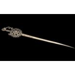 Novelty Antique Silver Letter Opener In