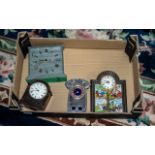Collection of Four Mantle Clocks, compr