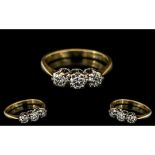 18ct Gold 3 Stone Diamond Ring