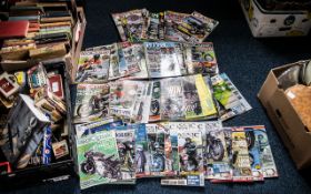 A Large Collection of Motorcycle Magazin