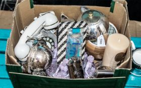 Box of Mixed Collectibles, comprising a