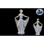 Lladro Hand Painted Porcelain Figure ' Dancer ' Model No 5050. Issued 1979 - Retired. Height 11.