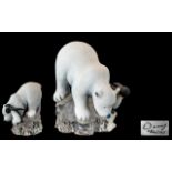 Doug Hyde - Fine Art Ltd and Numbered Edition Cold Cast Porcelain Sculpture and Stand ' Display '