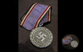 A German Air Warden Honour Award 2nd Class 1938 Für Verdienste Im Luftschutz.