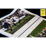 Sporting Interest - An A2 Folder Containing Coloured Autographed Prints,