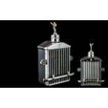 Rolls-Royce Novelty Musical Decanter In the Form of a Rolls-Royce Grill.